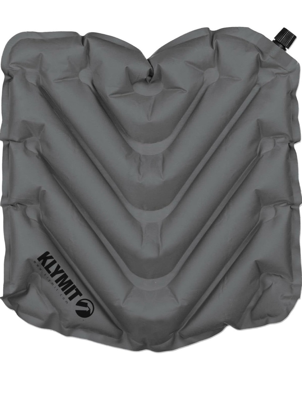 Two Klymit V Seat Portable, inflatable padded cushion seat